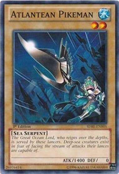 Atlantean Pikeman Structure Deck: Realm of the Sea Emperor Yu-Gi-Oh! card