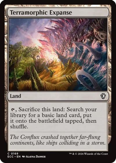 Terramorphic Expanse Commander: Lorwyn Eclipsed Magic card