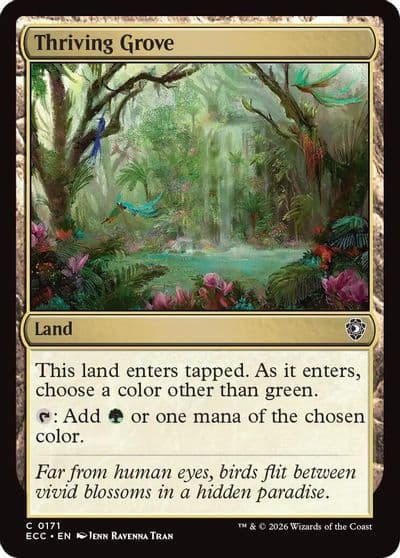 Thriving Grove Commander: Lorwyn Eclipsed Magic card