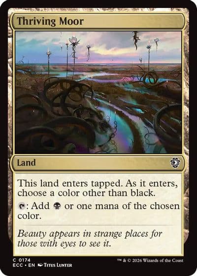 Thriving Moor Commander: Lorwyn Eclipsed Magic card