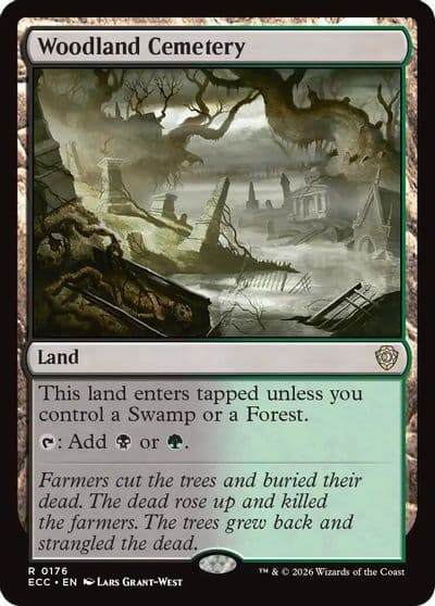 Woodland Cemetery Commander: Lorwyn Eclipsed Magic card