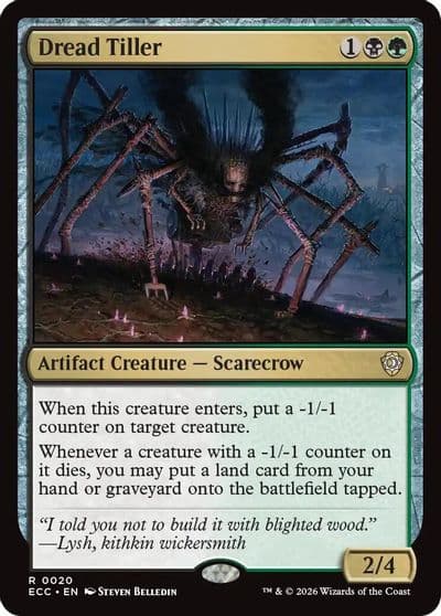 Dread Tiller Commander: Lorwyn Eclipsed Magic card