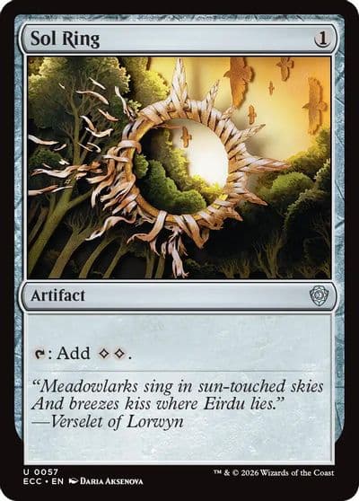 Sol Ring 0057 Commander: Lorwyn Eclipsed Magic card