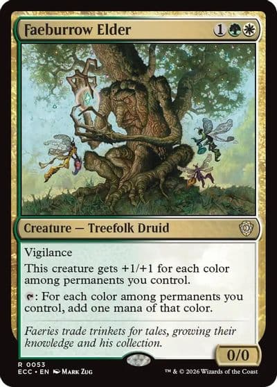 Faeburrow Elder Commander: Lorwyn Eclipsed Magic card