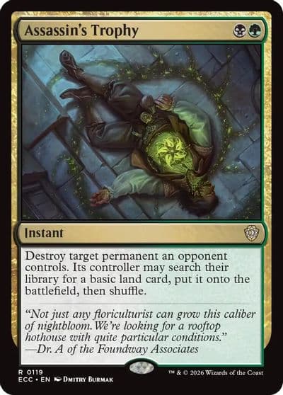 Assassins Trophy Commander: Lorwyn Eclipsed Magic card