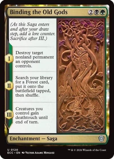 Binding the Old Gods Commander: Lorwyn Eclipsed Magic card