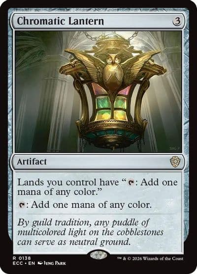 Chromatic Lantern Commander: Lorwyn Eclipsed Magic card
