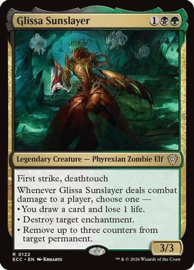 Glissa Sunslayer Commander: Lorwyn Eclipsed Magic card
