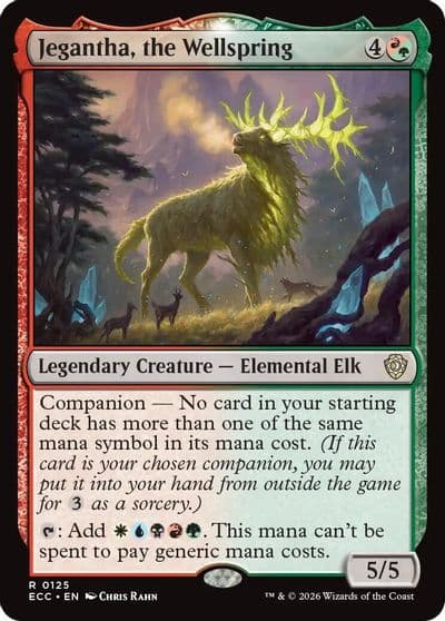 Jegantha the Wellspring Commander: Lorwyn Eclipsed Magic card