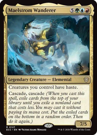Maelstrom Wanderer Commander: Lorwyn Eclipsed Magic card