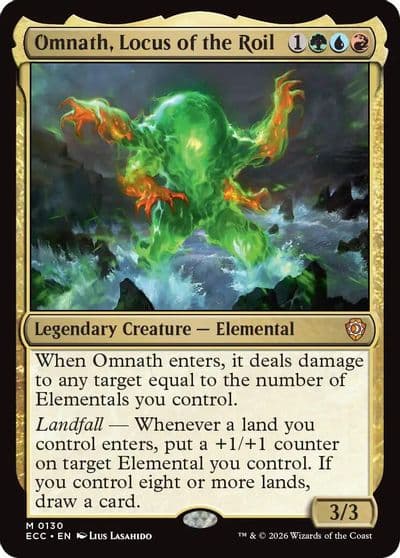Omnath Locus of the Roil Commander: Lorwyn Eclipsed Magic card
