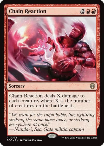 Chain Reaction Commander: Lorwyn Eclipsed Magic card
