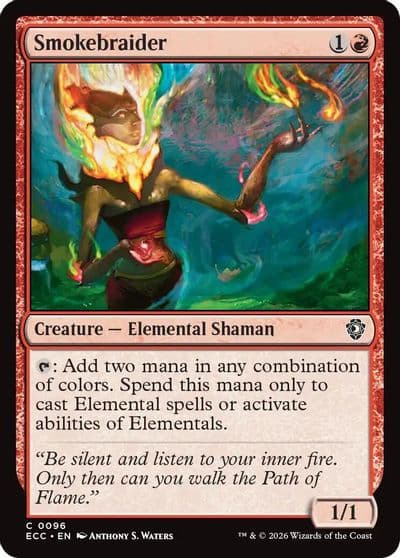 Smokebraider Commander: Lorwyn Eclipsed Magic card