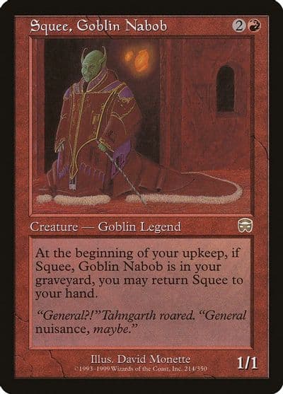 Squee Goblin Nabob Mercadian Masques Magic card