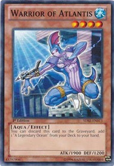 Warrior of Atlantis Structure Deck: Realm of the Sea Emperor Yu-Gi-Oh! card