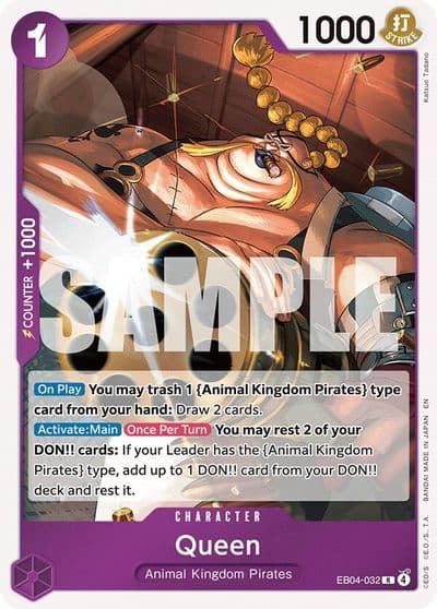 Queen The Azure Sea's Seven One Piece card