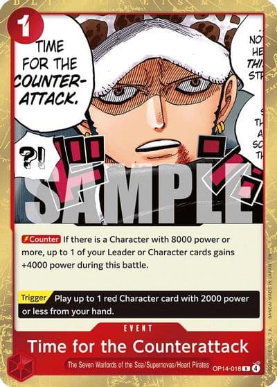 Time for the Counterattack The Azure Sea's Seven One Piece card