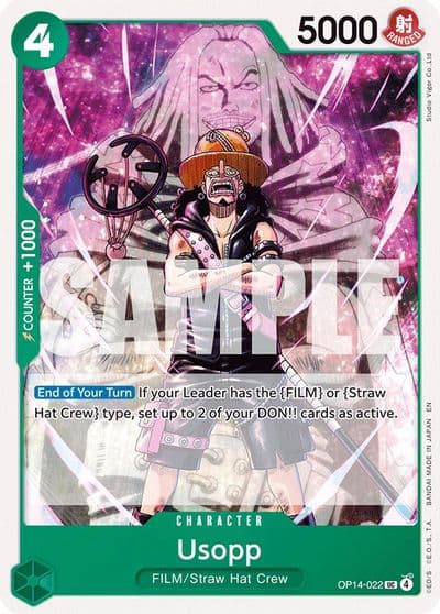 Usopp The Azure Sea's Seven One Piece card