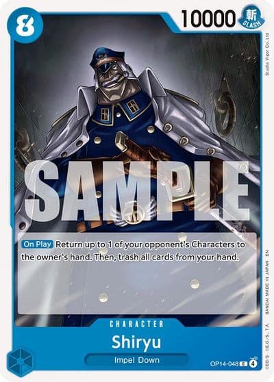 Shiryu The Azure Sea's Seven One Piece card