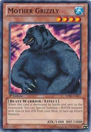 Mother Grizzly Structure Deck: Realm of the Sea Emperor Yu-Gi-Oh! card