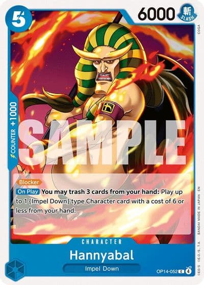 Hannyabal The Azure Sea's Seven One Piece card