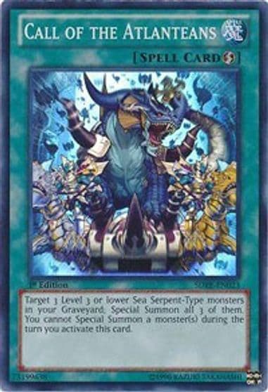 Call of the Atlanteans Structure Deck: Realm of the Sea Emperor Yu-Gi-Oh! card