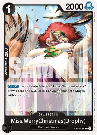 MissMerryChristmasDrophy The Azure Sea's Seven One Piece card