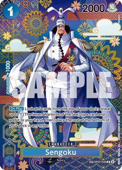 Sengoku OP07 046 SP The Azure Sea's Seven One Piece card