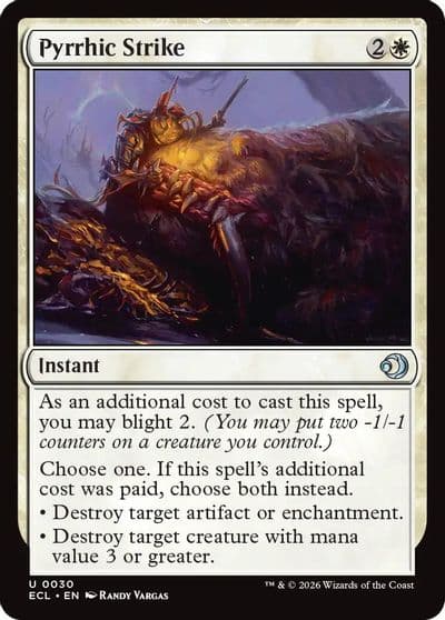 Pyrrhic Strike Lorwyn Eclipsed Magic card