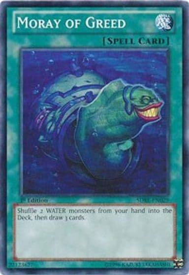 Moray of Greed Structure Deck: Realm of the Sea Emperor Yu-Gi-Oh! card