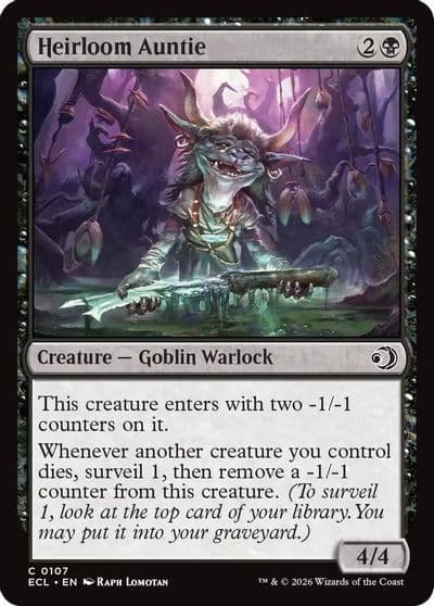 Heirloom Auntie Lorwyn Eclipsed Magic card