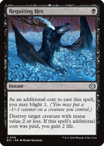 Requiting Hex Lorwyn Eclipsed Magic card