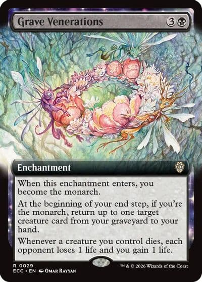 Grave Venerations Extended Art Commander: Lorwyn Eclipsed Magic card