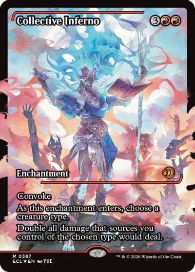 Collective Inferno Showcase Lorwyn Eclipsed Magic card