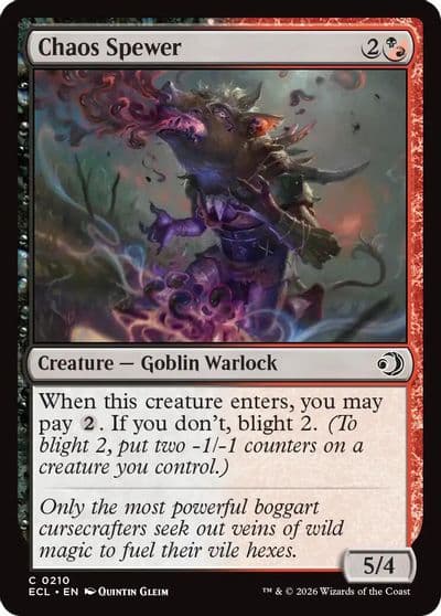 Chaos Spewer Lorwyn Eclipsed Magic card