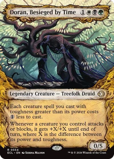 Doran Besieged by Time Showcase Lorwyn Eclipsed Magic card