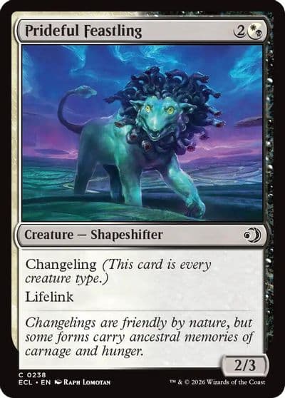 Prideful Feastling Lorwyn Eclipsed Magic card