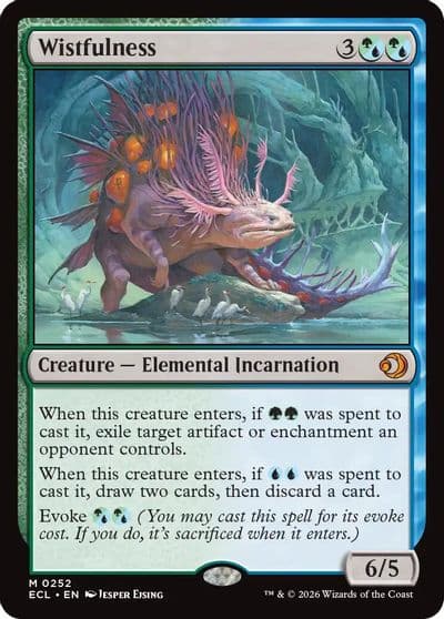 Wistfulness Lorwyn Eclipsed Magic card