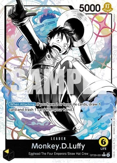 MonkeyDLuffy 001 Parallel Starter Deck 29: Egghead One Piece card