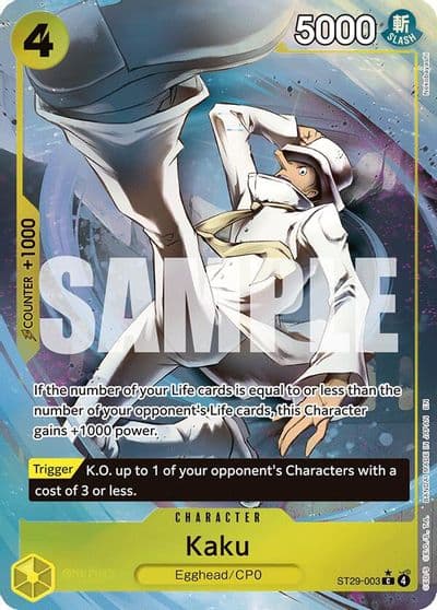 Kaku Full Art Starter Deck 29: Egghead One Piece card