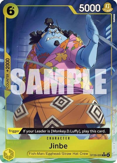 Jinbe Full Art Starter Deck 29: Egghead One Piece card