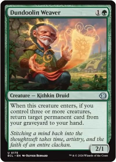 Dundoolin Weaver Lorwyn Eclipsed Magic card