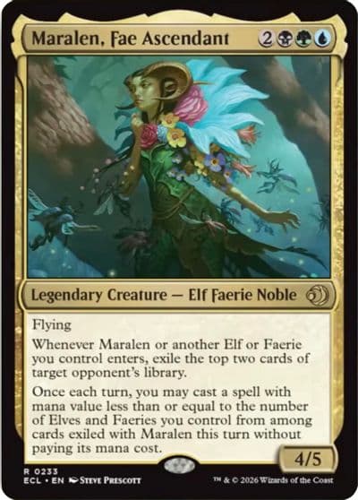 Maralen Fae Ascendant Lorwyn Eclipsed Magic card