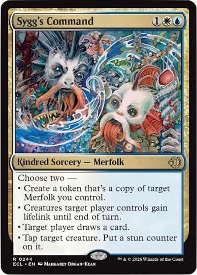 Syggs Command Lorwyn Eclipsed Magic card