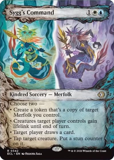 Syggs Command Showcase Lorwyn Eclipsed Magic card