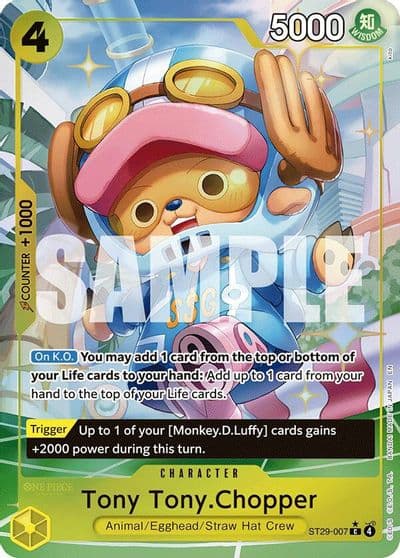 Tony TonyChopper Full Art Starter Deck 29: Egghead One Piece card