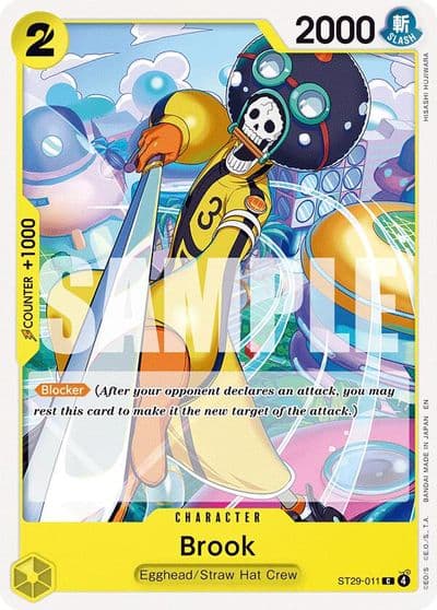Brook Starter Deck 29: Egghead One Piece card