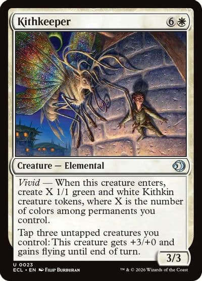 Kithkeeper Lorwyn Eclipsed Magic card