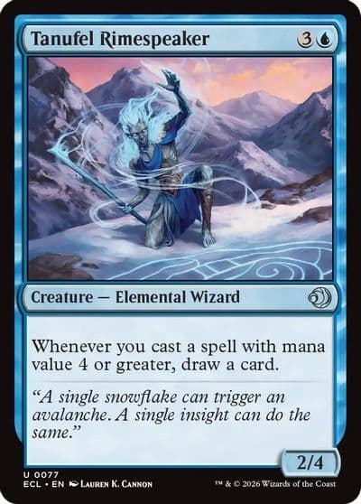 Tanufel Rimespeaker Lorwyn Eclipsed Magic card