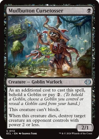Mudbutton Cursetosser Lorwyn Eclipsed Magic card